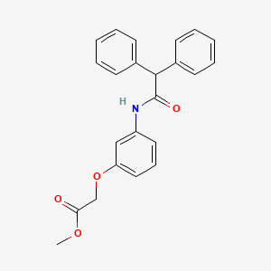 methyl {3-[(diphenylacetyl)amino]phenoxy}acetate