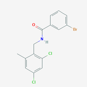 3-bromo-N-(2,4-dichloro-6-methylbenzyl)benzamide