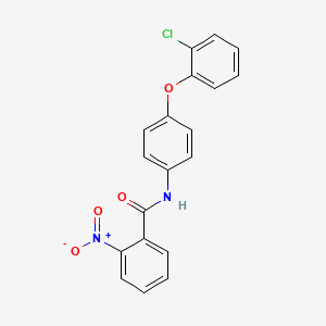 N-[4-(2-chlorophenoxy)phenyl]-2-nitrobenzamide