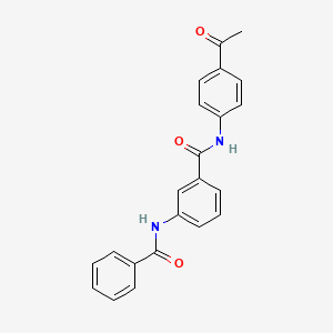 N-(4-acetylphenyl)-3-benzamidobenzamide