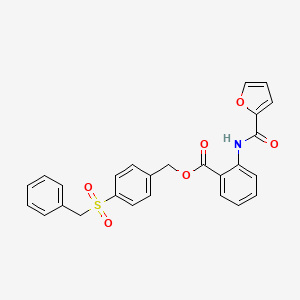 4-(Benzylsulfonyl)benzyl 2-[(2-furylcarbonyl)amino]benzoate