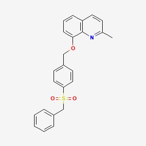 8-{[4-(benzylsulfonyl)benzyl]oxy}-2-methylquinoline