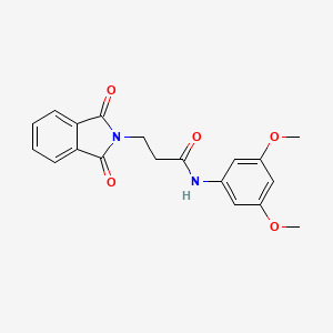 N-(3,5-dimethoxyphenyl)-3-(1,3-dioxoisoindol-2-yl)propanamide