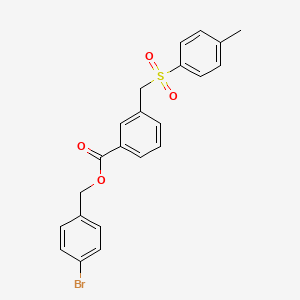 4-bromobenzyl 3-{[(4-methylphenyl)sulfonyl]methyl}benzoate