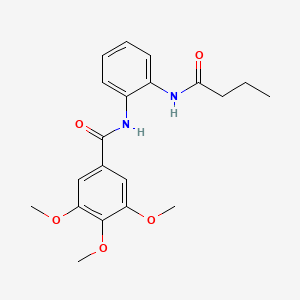 N-[2-(butyrylamino)phenyl]-3,4,5-trimethoxybenzamide