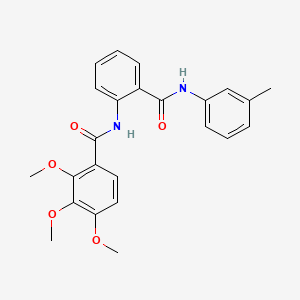 2,3,4-trimethoxy-N-(2-{[(3-methylphenyl)amino]carbonyl}phenyl)benzamide