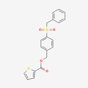 4-(benzylsulfonyl)benzyl 2-thiophenecarboxylate