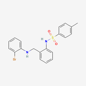 N-(2-{[(2-Bromophenyl)amino]methyl}phenyl)-4-methylbenzene-1-sulfonamide