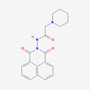 N-(1,3-dioxo-1H-benzo[de]isoquinolin-2(3H)-yl)-2-(1-piperidinyl)acetamide