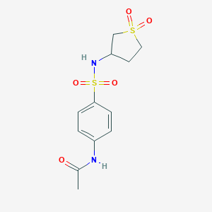 N-(4-{[(1,1-dioxidotetrahydrothien-3-yl)amino]sulfonyl}phenyl)acetamide