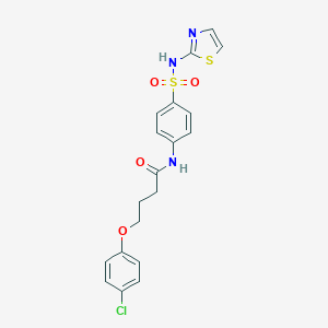 4-(4-Chloro-phenoxy)-N-[4-(thiazol-2-ylsulfamoyl)-phenyl]-butyramide