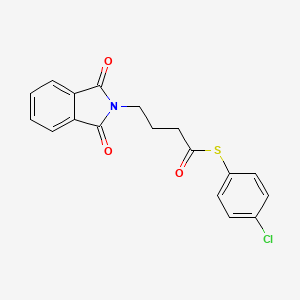 S-(4-chlorophenyl) 4-(1,3-dioxo-1,3-dihydro-2H-isoindol-2-yl)butanethioate