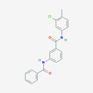 3-benzamido-N-(3-chloro-4-methylphenyl)benzamide