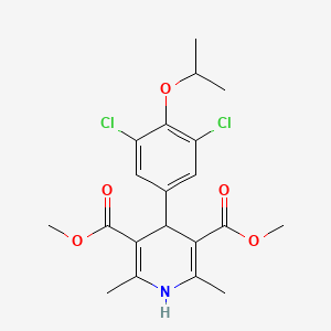 dimethyl 4-(3,5-dichloro-4-isopropoxyphenyl)-2,6-dimethyl-1,4-dihydro-3,5-pyridinedicarboxylate