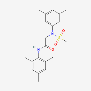 N~2~-(3,5-dimethylphenyl)-N~1~-mesityl-N~2~-(methylsulfonyl)glycinamide