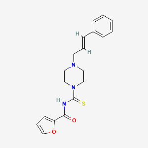 N~2~-[(4-CINNAMYLPIPERAZINO)CARBOTHIOYL]-2-FURAMIDE