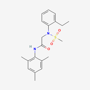 N~2~-(2-ethylphenyl)-N~1~-mesityl-N~2~-(methylsulfonyl)glycinamide