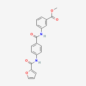 methyl 3-{[4-(2-furoylamino)benzoyl]amino}benzoate