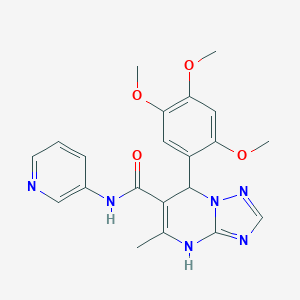 5-Methyl-N-pyridin-3-yl-7-(2,4,5-trimethoxyphenyl)-4,7-dihydro-[1,2,4]triazolo[1,5-a]pyrimidine-6-carboxamide