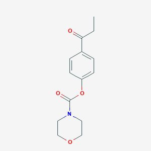 B363145 (4-Propanoylphenyl) morpholine-4-carboxylate CAS No. 526190-36-3
