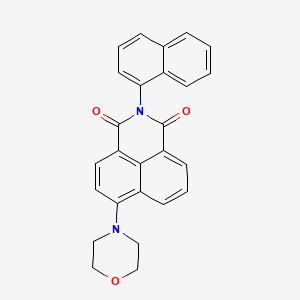 6-(4-morpholinyl)-2-(1-naphthyl)-1H-benzo[de]isoquinoline-1,3(2H)-dione