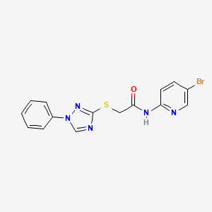 N~1~-(5-BROMO-2-PYRIDYL)-2-[(1-PHENYL-1H-1,2,4-TRIAZOL-3-YL)SULFANYL]ACETAMIDE