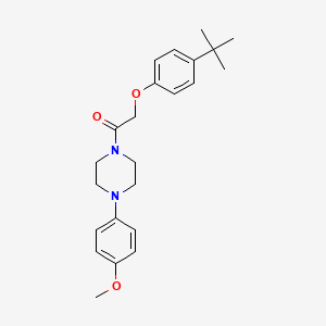 1-[(4-tert-butylphenoxy)acetyl]-4-(4-methoxyphenyl)piperazine