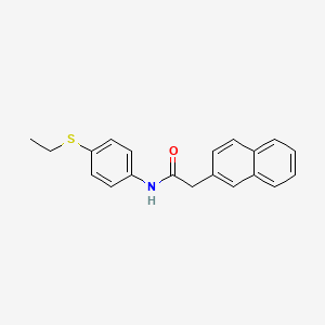 N-[4-(ethylthio)phenyl]-2-(2-naphthyl)acetamide