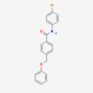 molecular formula C20H16BrNO2 B3631764 N-(4-bromophenyl)-4-(phenoxymethyl)benzamide 