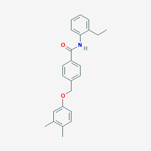 4-[(3,4-dimethylphenoxy)methyl]-N-(2-ethylphenyl)benzamide