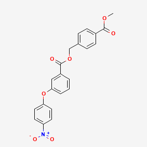 4-(methoxycarbonyl)benzyl 3-(4-nitrophenoxy)benzoate