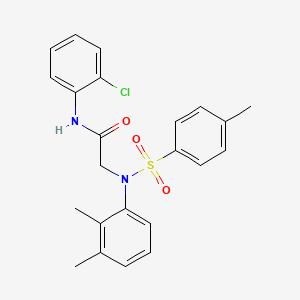 N~1~-(2-chlorophenyl)-N~2~-(2,3-dimethylphenyl)-N~2~-[(4-methylphenyl)sulfonyl]glycinamide