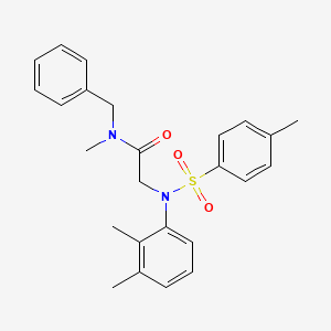 N~1~-benzyl-N~2~-(2,3-dimethylphenyl)-N~1~-methyl-N~2~-[(4-methylphenyl)sulfonyl]glycinamide