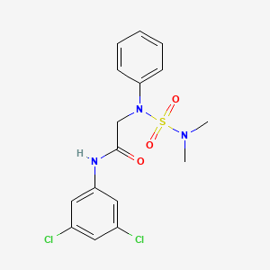 N~1~-(3,5-dichlorophenyl)-N~2~-[(dimethylamino)sulfonyl]-N~2~-phenylglycinamide