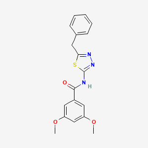 N-(5-benzyl-1,3,4-thiadiazol-2-yl)-3,5-dimethoxybenzamide