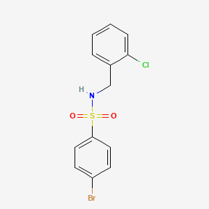 4-bromo-N-(2-chlorobenzyl)benzenesulfonamide