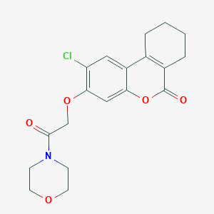 2-chloro-3-(2-morpholino-2-oxoethoxy)-7,8,9,10-tetrahydro-6H-benzo[c]chromen-6-one