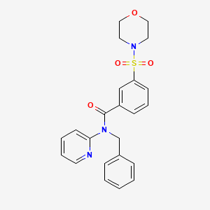 N-benzyl-3-morpholin-4-ylsulfonyl-N-pyridin-2-ylbenzamide