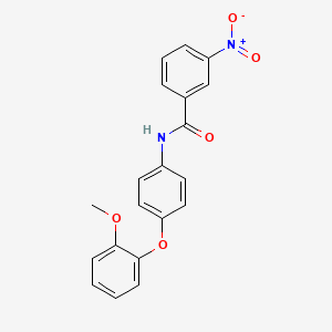 N-[4-(2-methoxyphenoxy)phenyl]-3-nitrobenzamide