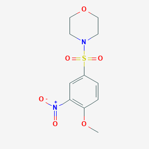 4-[(4-Methoxy-3-nitrobenzene)sulfonyl]morpholine