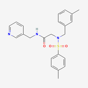 N~2~-(3-methylbenzyl)-N~2~-[(4-methylphenyl)sulfonyl]-N~1~-(3-pyridinylmethyl)glycinamide