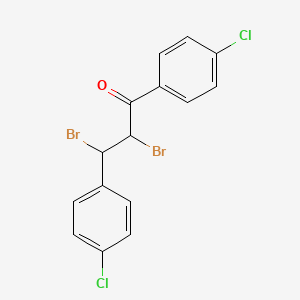 2,3-Dibromo-1,3-bis(4-chlorophenyl)propan-1-one