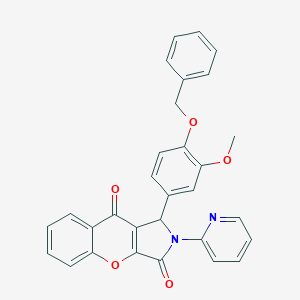 1-(3-methoxy-4-phenylmethoxyphenyl)-2-pyridin-2-yl-1H-chromeno[2,3-c]pyrrole-3,9-dione