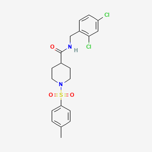 N-(2,4-dichlorobenzyl)-1-[(4-methylphenyl)sulfonyl]piperidine-4-carboxamide