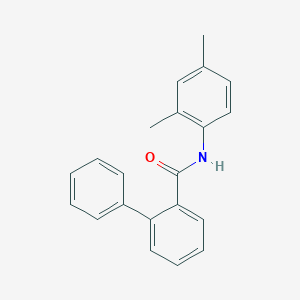 molecular formula C21H19NO B3633208 N-(2,4-dimethylphenyl)-2-phenylbenzamide 