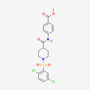 methyl 4-[({1-[(2,5-dichlorophenyl)sulfonyl]-4-piperidinyl}carbonyl)amino]benzoate