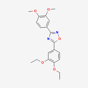 5-(3,4-diethoxyphenyl)-3-(3,4-dimethoxyphenyl)-1,2,4-oxadiazole