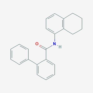 N-(5,6,7,8-tetrahydro-1-naphthalenyl)-2-biphenylcarboxamide