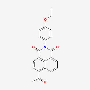 6-acetyl-2-(4-ethoxyphenyl)-1H-benzo[de]isoquinoline-1,3(2H)-dione