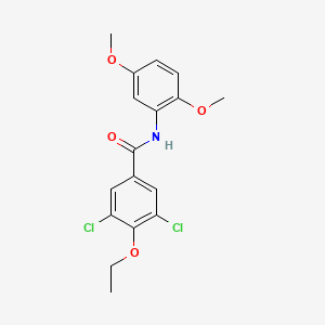 3,5-dichloro-N-(2,5-dimethoxyphenyl)-4-ethoxybenzamide